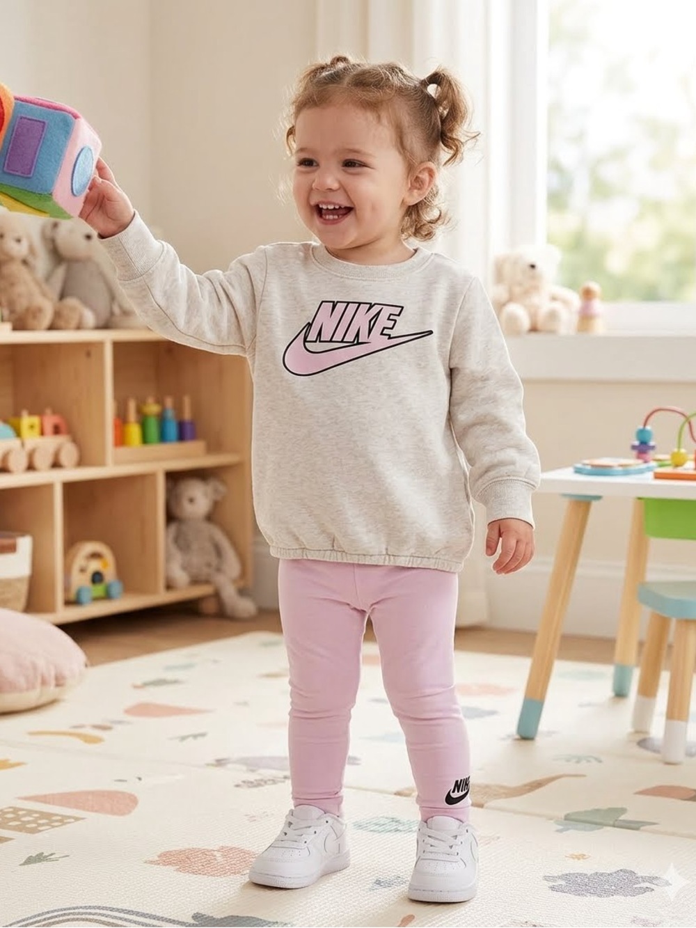 NIKE Velour Tunic and Leggings Set- 24 months